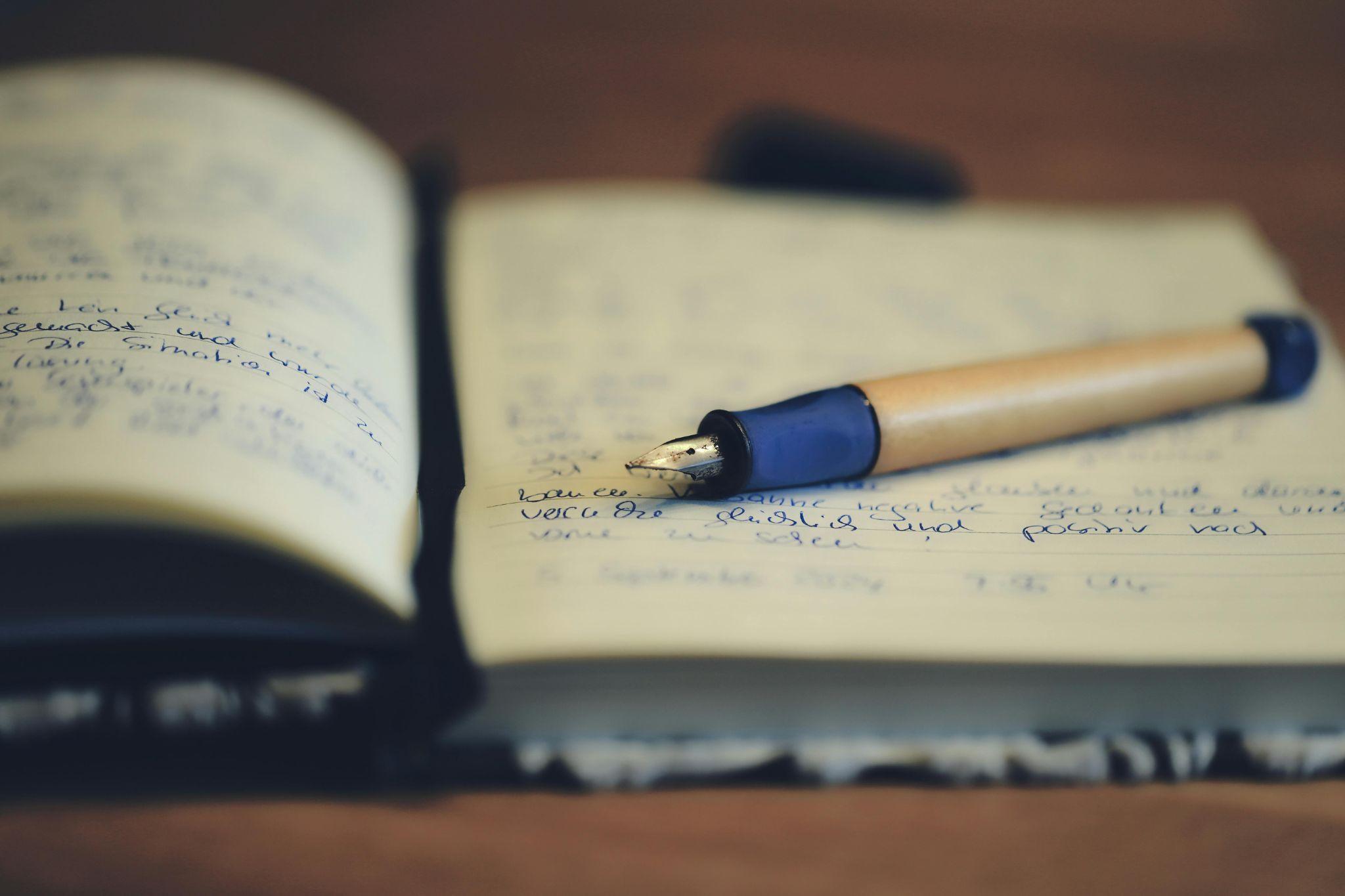 Carnet et stylo